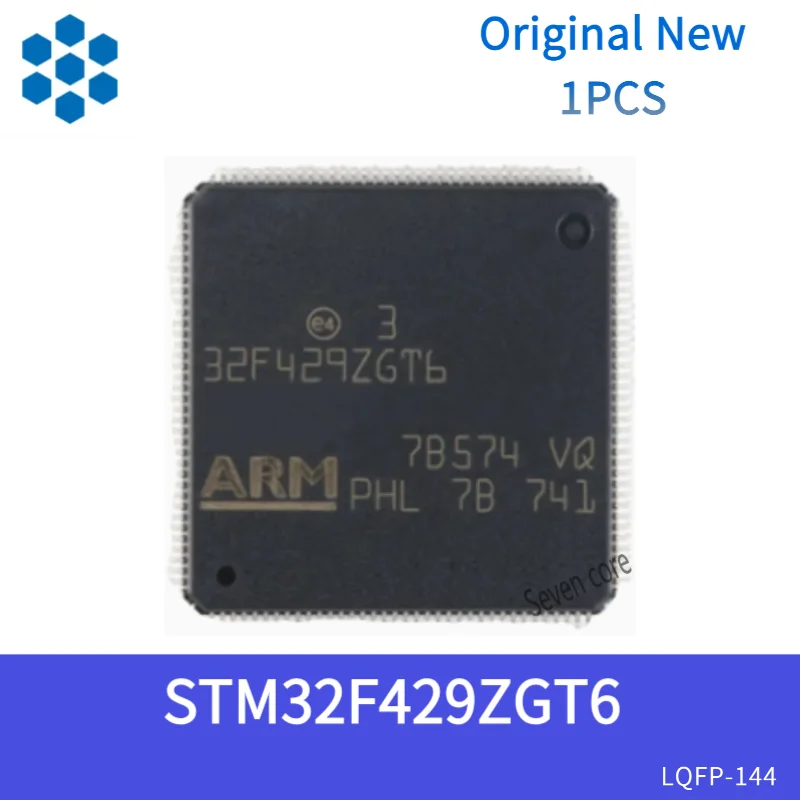 

Original New 1pcs STM32F429ZGT6 LQFP-144 ARM Cortex-M4 32-bit microcontroller MCU