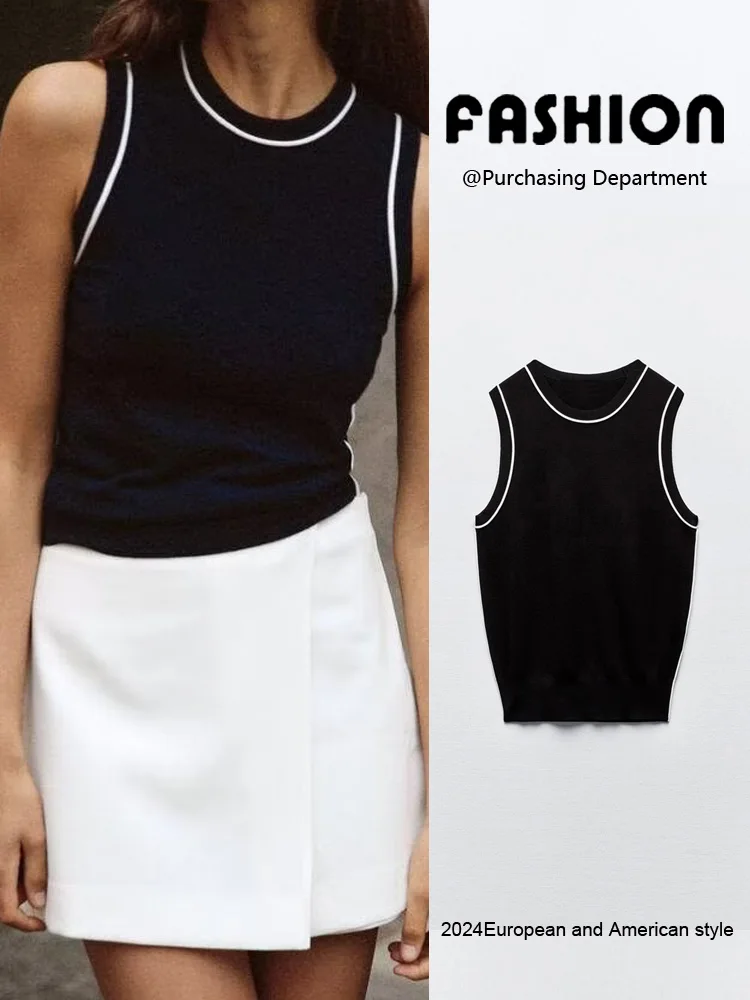 

Faionable round Ne ort Sve Plain Knit Women's Top New Arrival Summer Collection Commute Sle Regular Length
