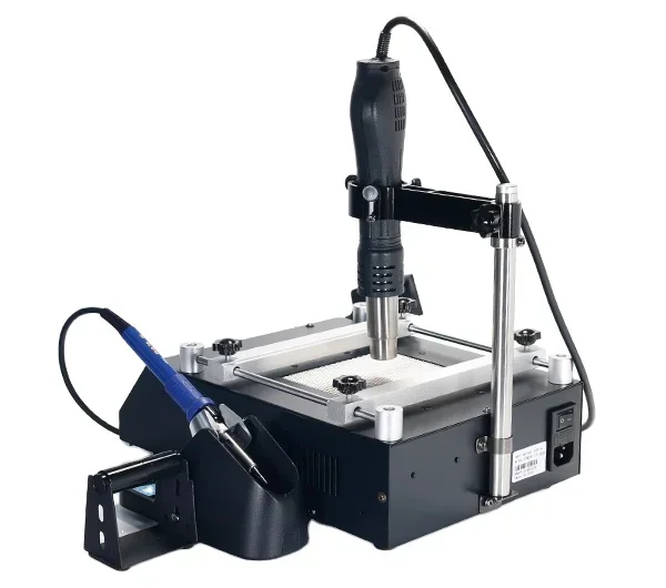 853AAA+ 3 in 1 digital SMD Hot Air Desoldering Station preheat Soldering BGA rework station