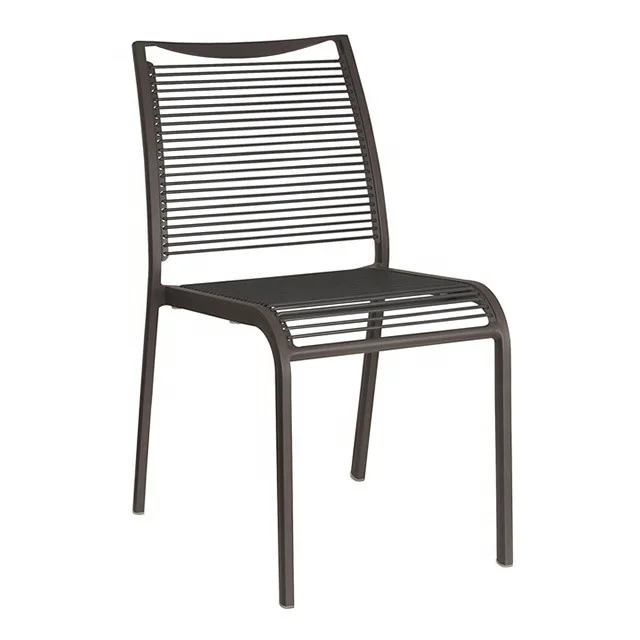 Aluminum Furniture Chair Thicken Back Chair Household Outdoor Metal Dining Coffee Chair