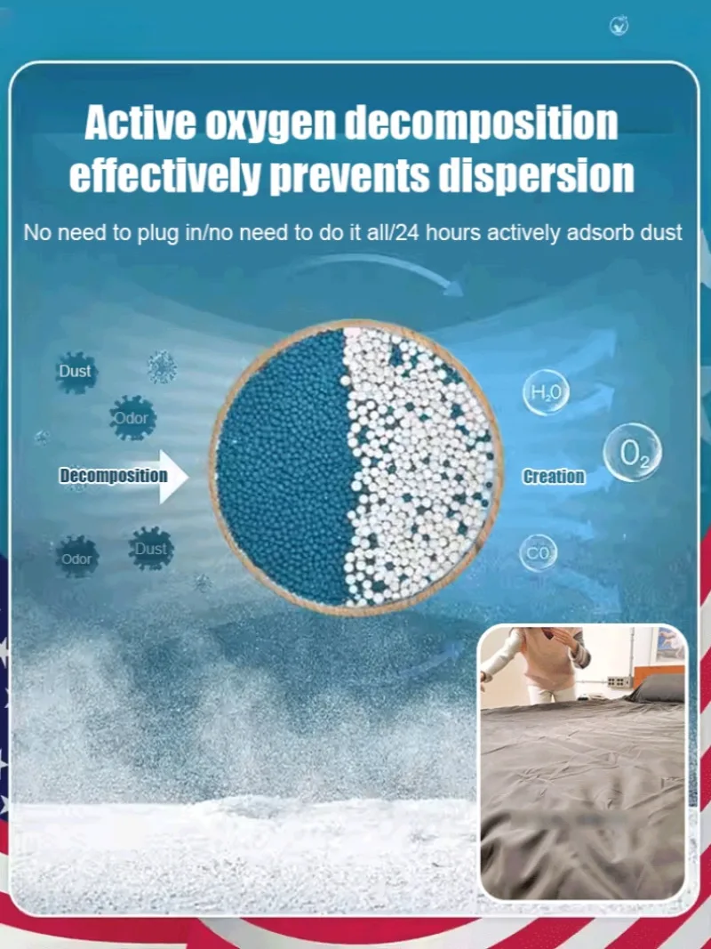 Efficient Air Purifier Box Dehumidifier Deodorizer Dry Agent For Home Bathroom Odor Eliminator Anti Moisture Dust Removal - view 4