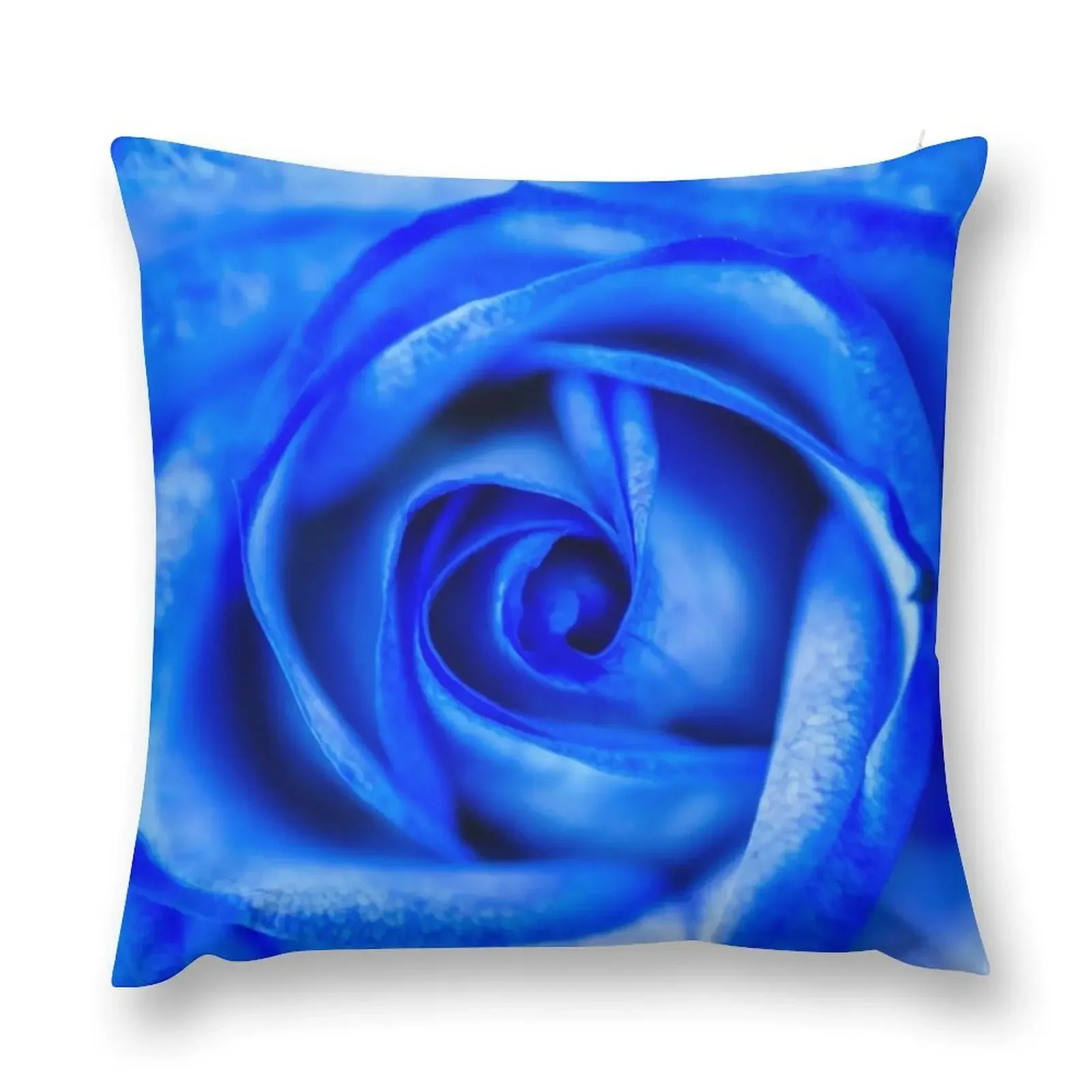 Abstract Macro Blue Rose Throw Pillow Christmas Throw Pillows Covers Cushion Cover Luxury Custom Cushion pillow