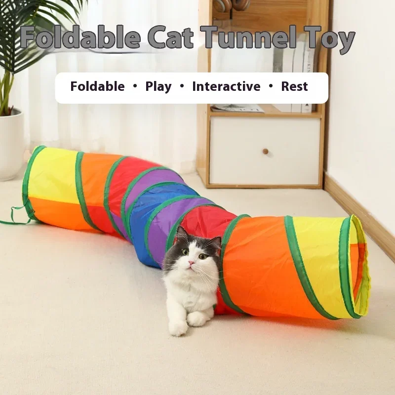 

Pet Tunnel Drilling Passage Toy Cat Tent Sleeping Bag Pet Kitten Self-Hi Boredom Relief Supplies