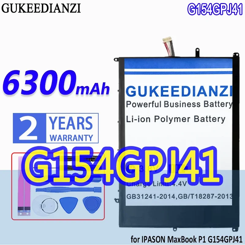 

High Capacity GUKEEDIANZI Laptop Battery 6300mAh for IPASON MaxBook P1 G154GPJ41 32105113X2-I1502HG