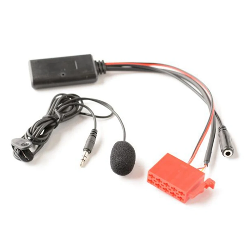 Car AUX Bluetooth 5.0 Audio Cable Adapter+MIC For Benz Special By Abaecker BE2210 BE1650