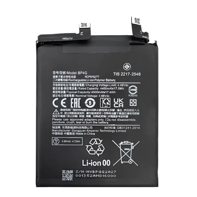 2025 Years 100% Original High Quality BP4G 4500mAh Battery For Xiaomi 13 Phone Replacement Batteries Fast Shipping +Tools