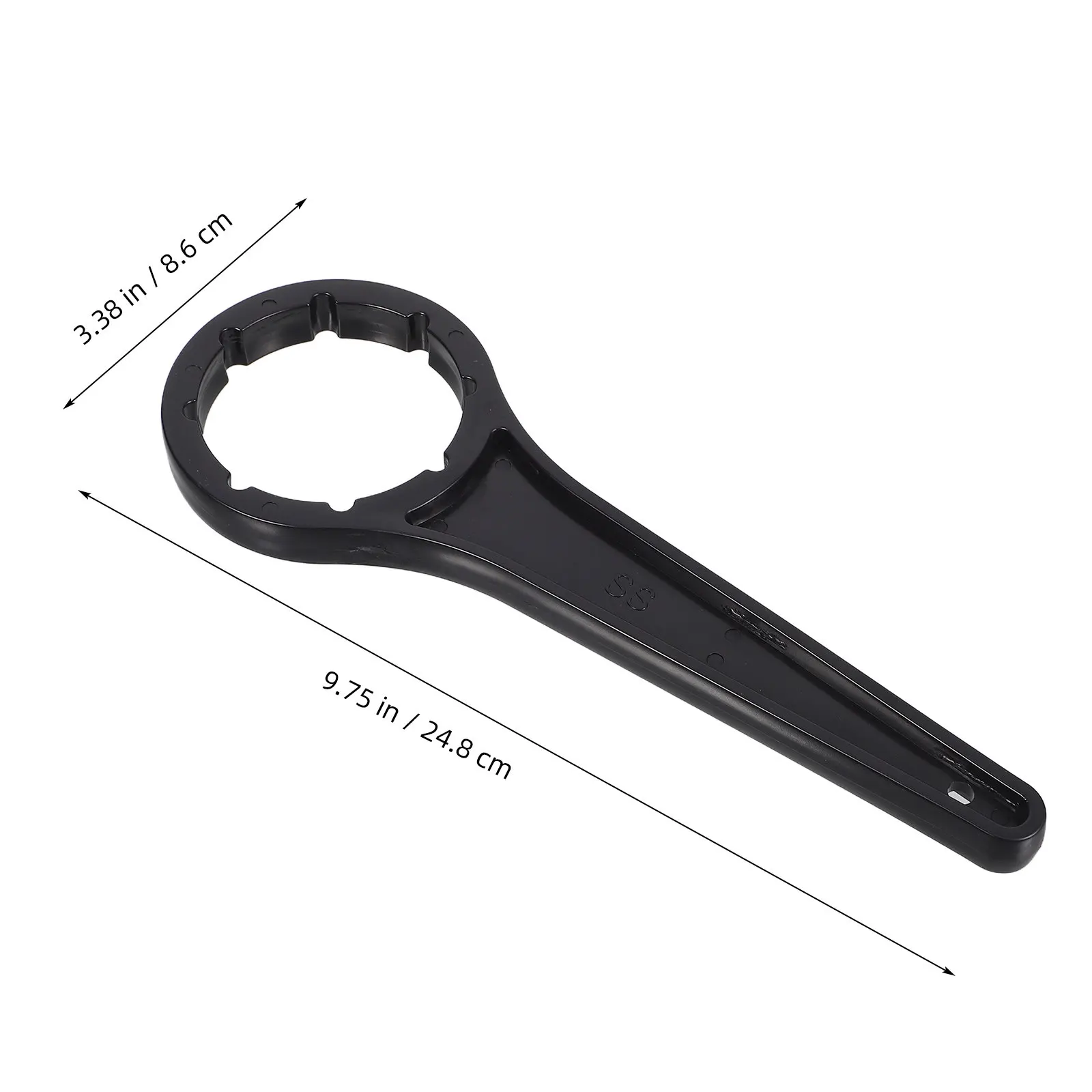 Picture 4: 2Pcs Plastic Drum Wrench Black Drum Opening Tool for Chemical Barrels Stackable Containers Efficient Lid Sealing Tool
