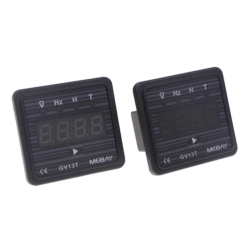 GV13T Diesel Generator Digital Display Instrument Voltmeter Frequency Hour Test Panel Meter AC220V AC380V