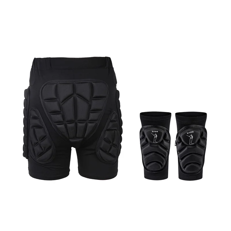 Padded Shorts and Kneepads 3D Protection Hip Butt Protective Shorts Anti Impact Pants for Snowboarding Skate Skiing Cycling view 3