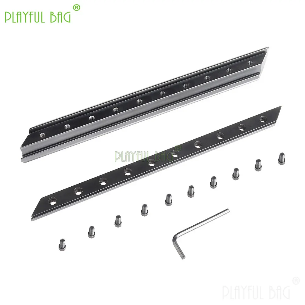 11mmから11mmの長さ230mmのライザーレール、金属製ピカティニーエクステンションレール、スコープの高さ調整＆前方取り付けベース、トイガンパーツQG879