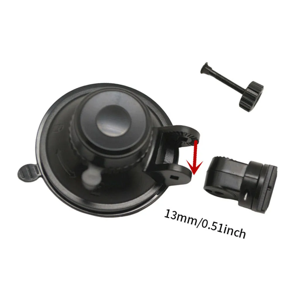 Car DVR Mount Dash Cam Holder ABS Plastic Driving Recorder Bracket Suction Cup Design Suction Cup Installation