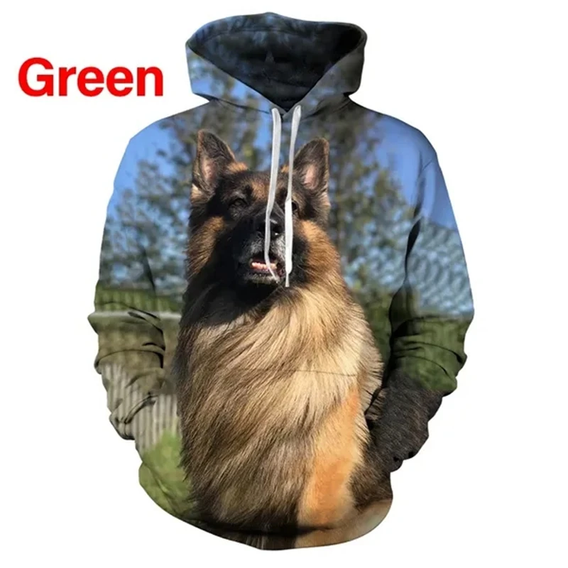 Unisex Funny Dog 3D Printed Cute Hoodie German Shepherd Hoodie Tops Casual Fashion Pullovers Sweater Hooded Mens Clothes Hoody