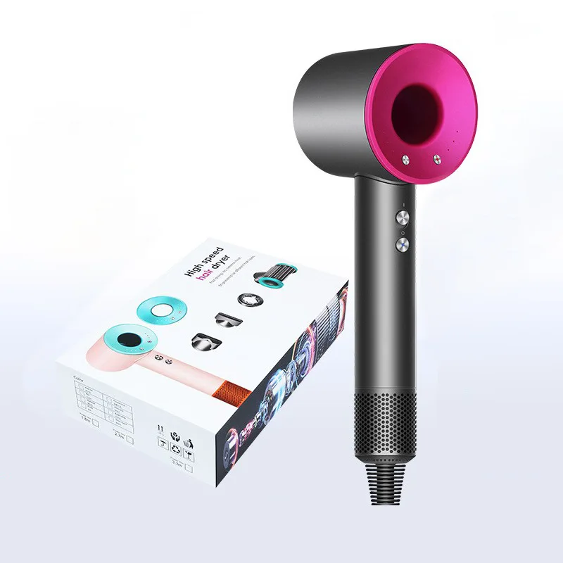

Dreepor High Speed Leafless Hair Dryer Negative Ion Intelligent Temperature Control Home Travel Use Support