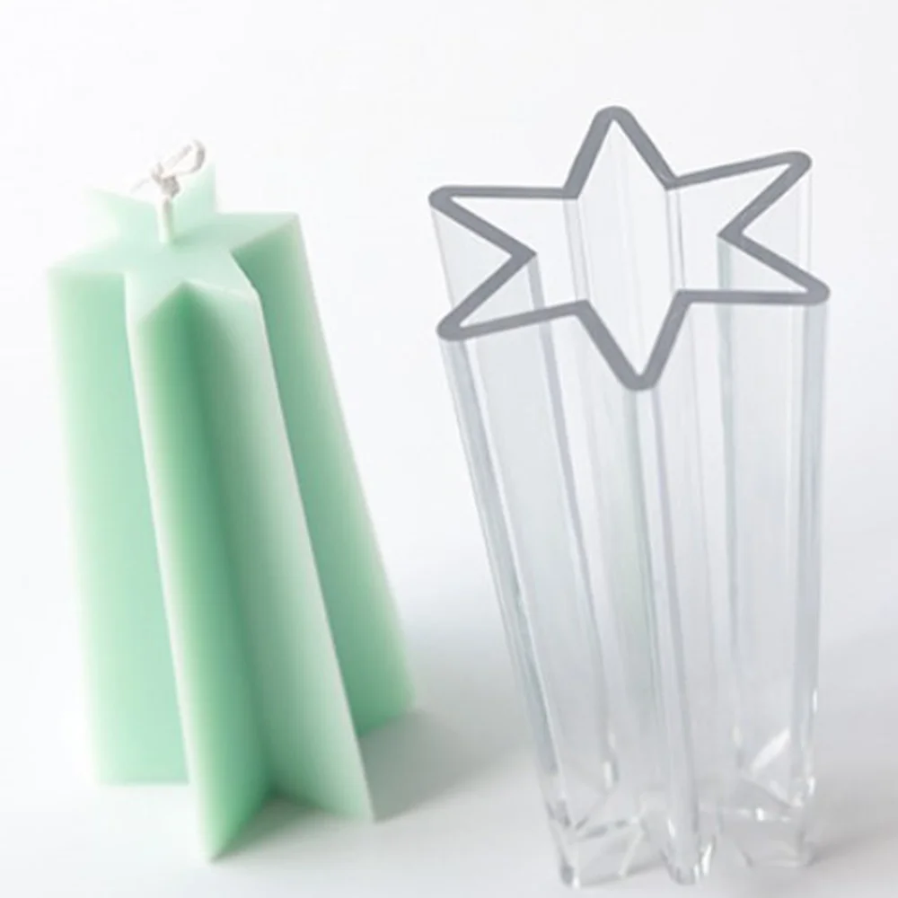 

^Arrival Creative Hexagon Candle Mold Star Decoration Candles Tools Candle Moulds DIY Candle Form, Candle Making Moulds