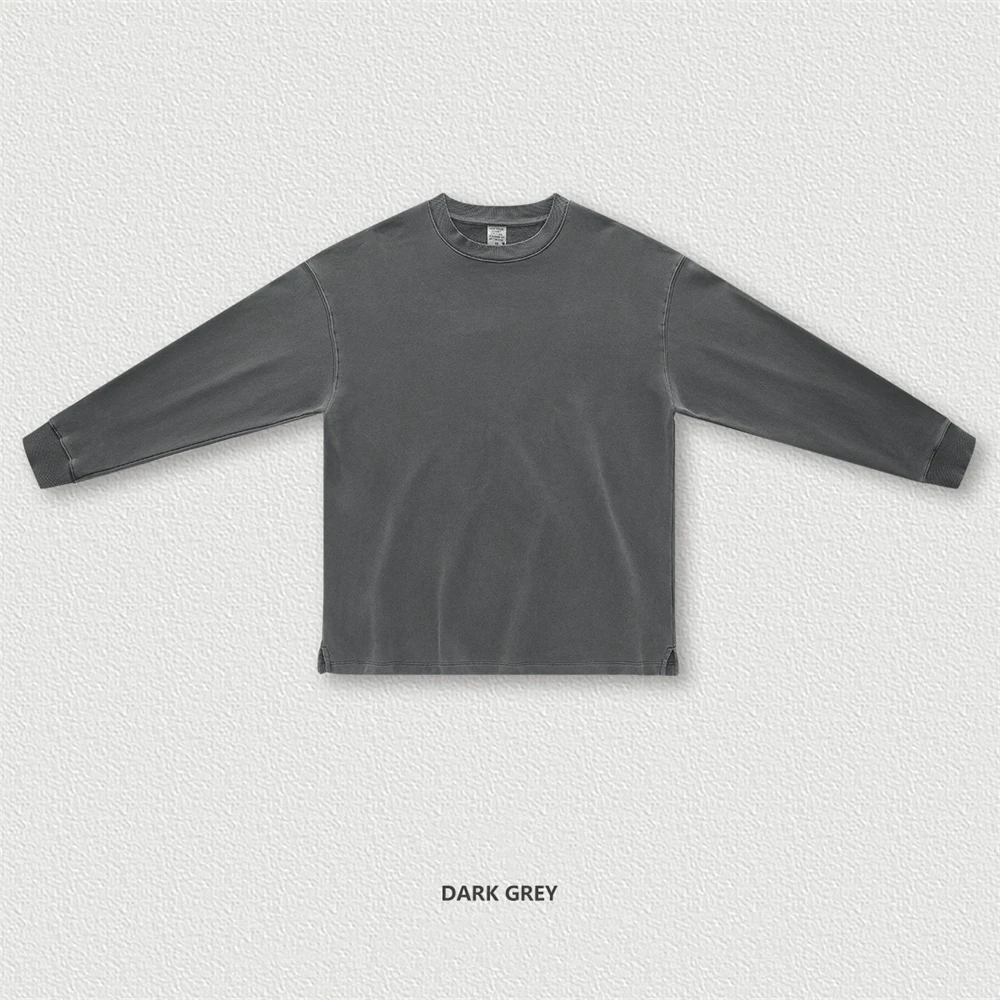 ZODF 2023 Men Heavy Weight 460gsm Cotton T-Shirt American Retro