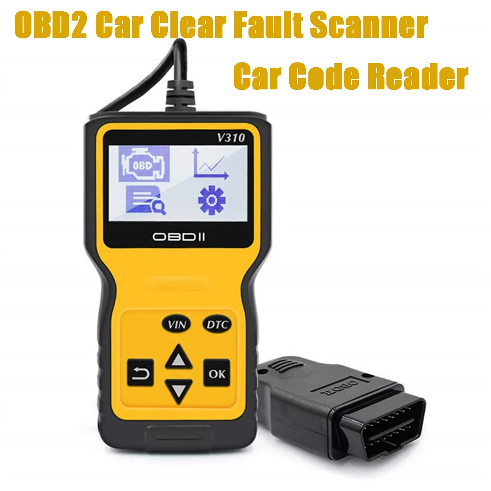 

OBD2 12V 24V Car Code Reader for Car Truck Engine J1850 Car Clear Fault Scanner Automotive Diagnostic Tools