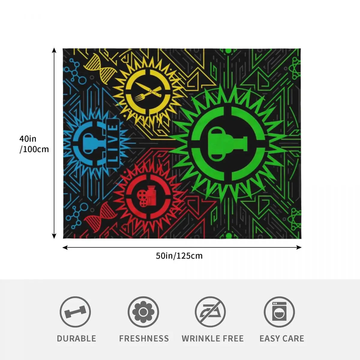 نظرية اللعبة للذكرى العاشرة رمي بطانية منقوشة على بطانيات الأريكة ورمي بطانيات ثقيلة كبيرة جدًا #4