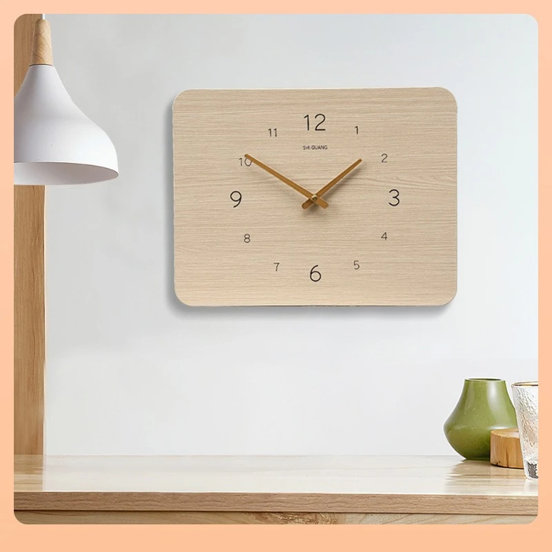 시계 벽시계가 있는 장식 그림, 통나무 바람계 박스 그림