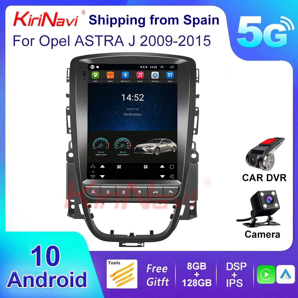 

KiriNavi Vertical Screen Tesla Style Android 10 For Opel ASTRA J Buick Car Stereo Radio Multimedia DVD GPS Navigatio 2009-2015