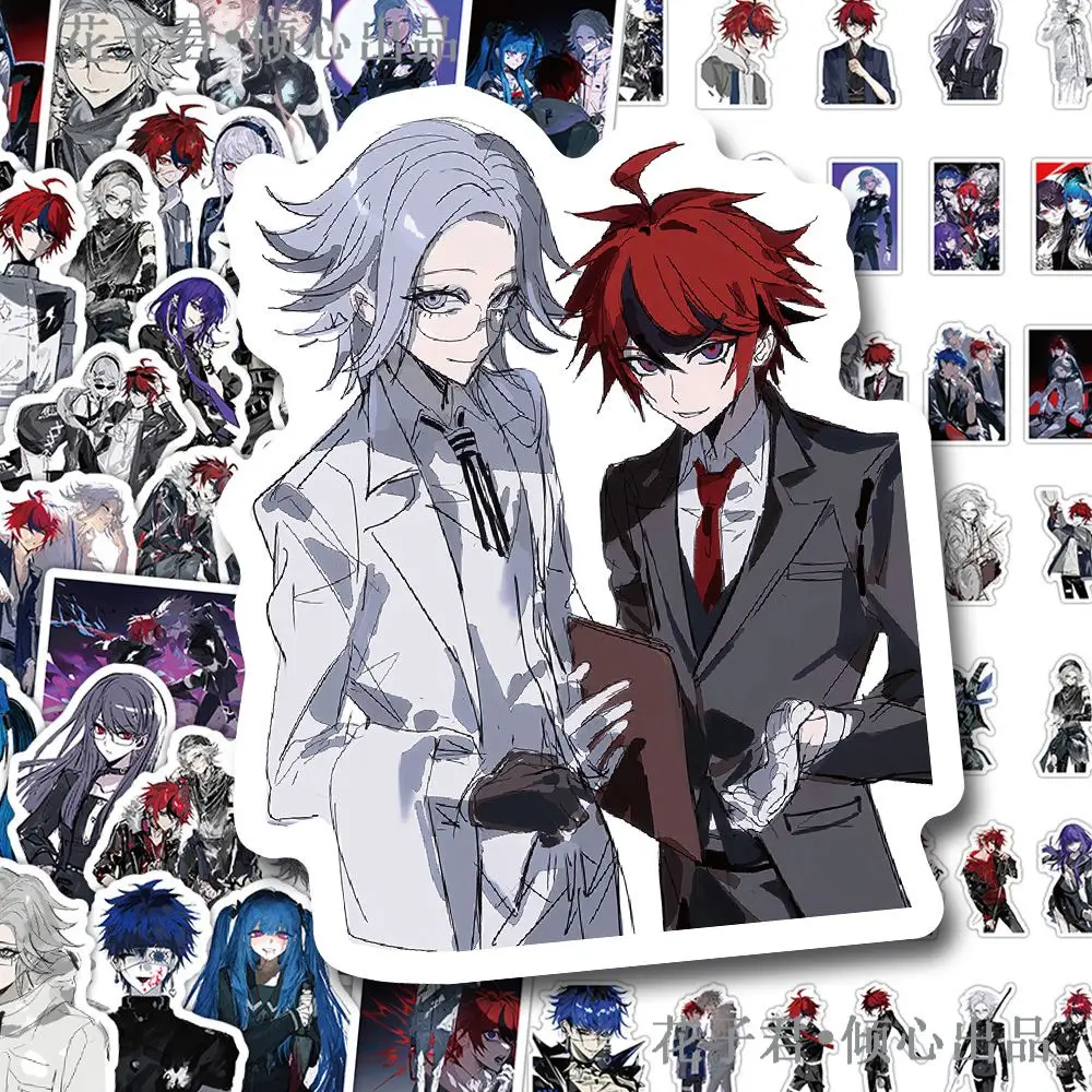100 pcs set Cartoon Painting Creative Sticker Mobile Phone Decoration COS Game HUNDREN LINE Sumino Takumi Aotsuki Eito Gift Toys