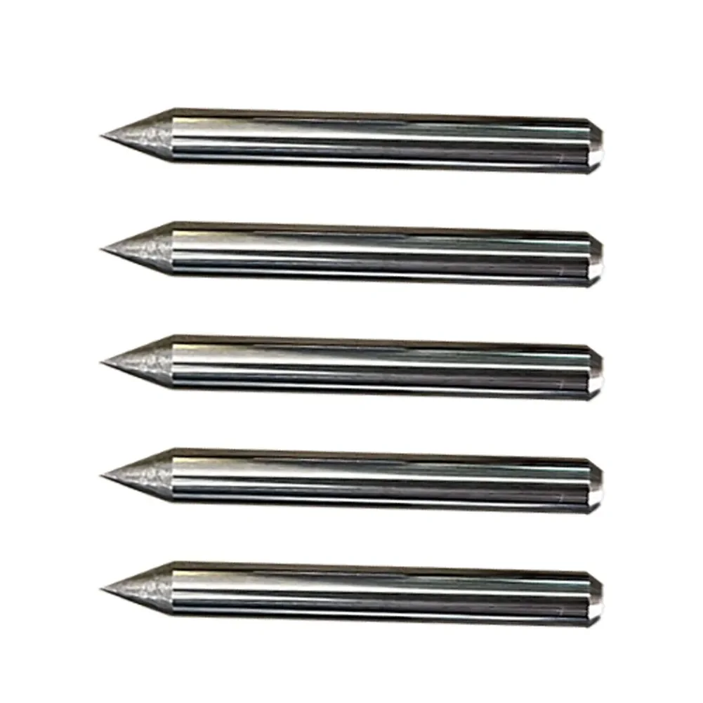 

5pc Carbide Engraving Bits Carbide Tip 21x3.2mm Metal Jade Glass Plastic Engraving Tool For Electric Cutting Plotter Engraving