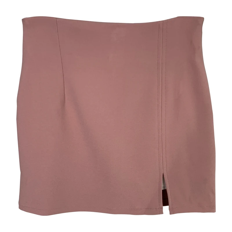 

Dongda Gate New Arrival High Waist Slit Bodycon Skirt Elastic Waisand Faionable Women's Skirts Summer 2025