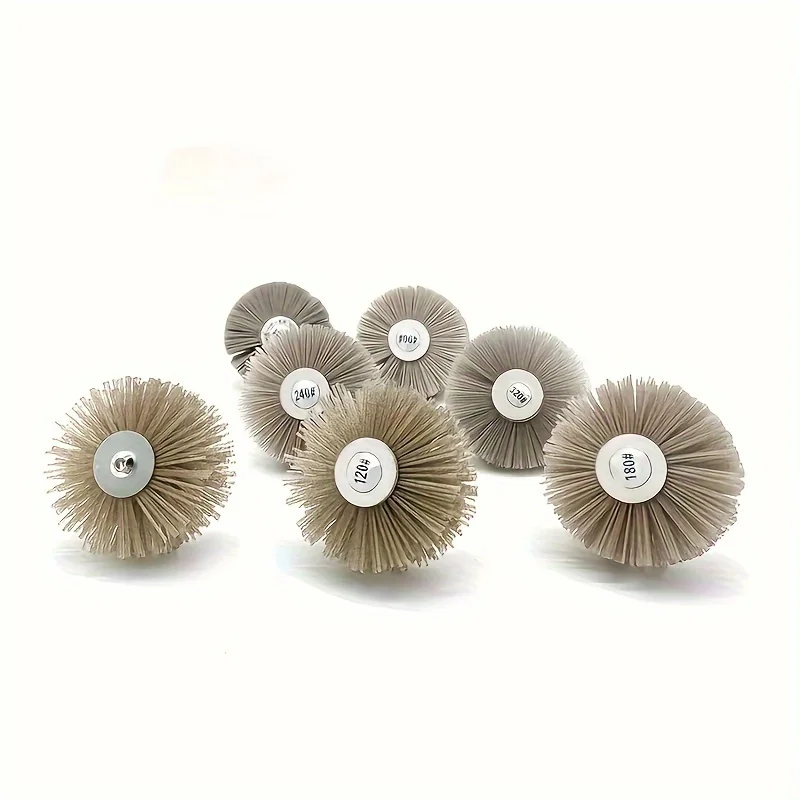 

Нейлоновая полированная цветочная головка, абразивная проволока, мебель из красного дерева, резьба по дереву, рельефная резьба по корню, износостойкий инструмент, щетка для полировки