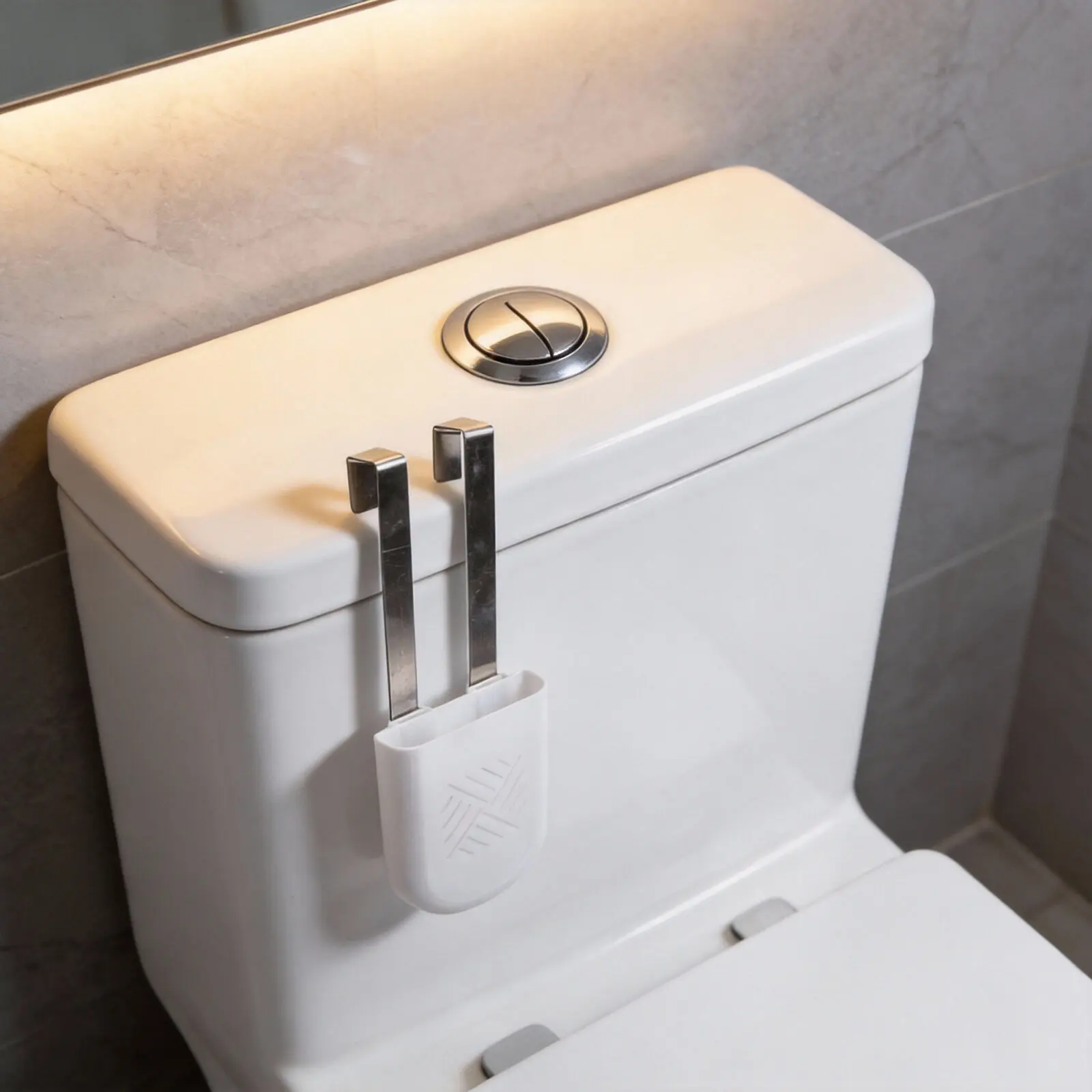 Tank Cleaning Clip Toilet Tablet Holder Minimizes Manual Scrubbing Rust-resistant Stainless Steel For Toilet Tank