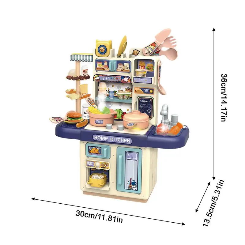 لعب الأطفال في المطبخ، ملحقات أدوات المطابخ التظاهرية، ألعاب طبخ الطعام التفاعلية الواقعية لعيد الشكر