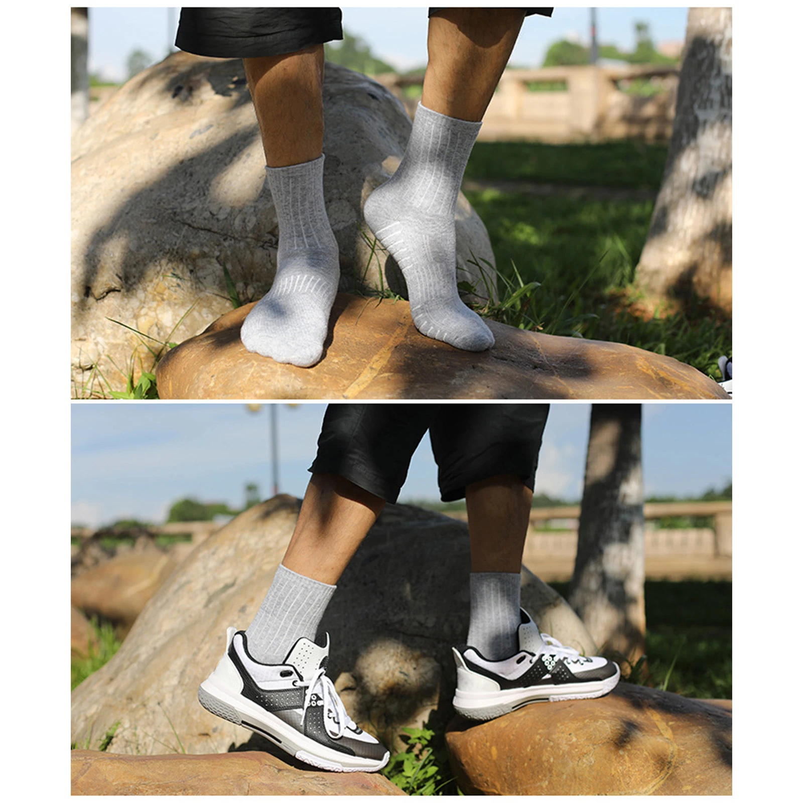 Wear-Resistant Wool Socks Thermal Wool Socks Non-Slip Wear Resistant Breathable Winter Warm Hiking Socks