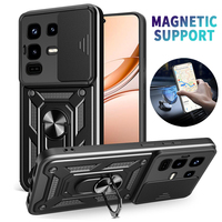 Luxury Shockproof Lens Protect Armor Case  For infinix Note 50 Pro 4G Ring Stand Car Magnetic Holder Cover for infinix Note50 4G