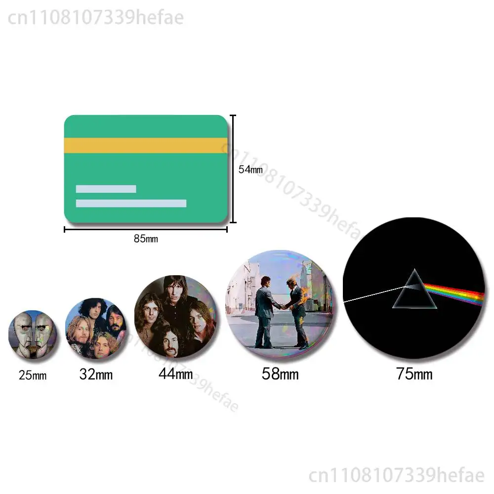 P-Pink F-Floyd Album Covers 32mm 58mm 75mm 44mm 25mm Anime Badges Brooches DIY Pins Decorations Birthday Valentine Gifts