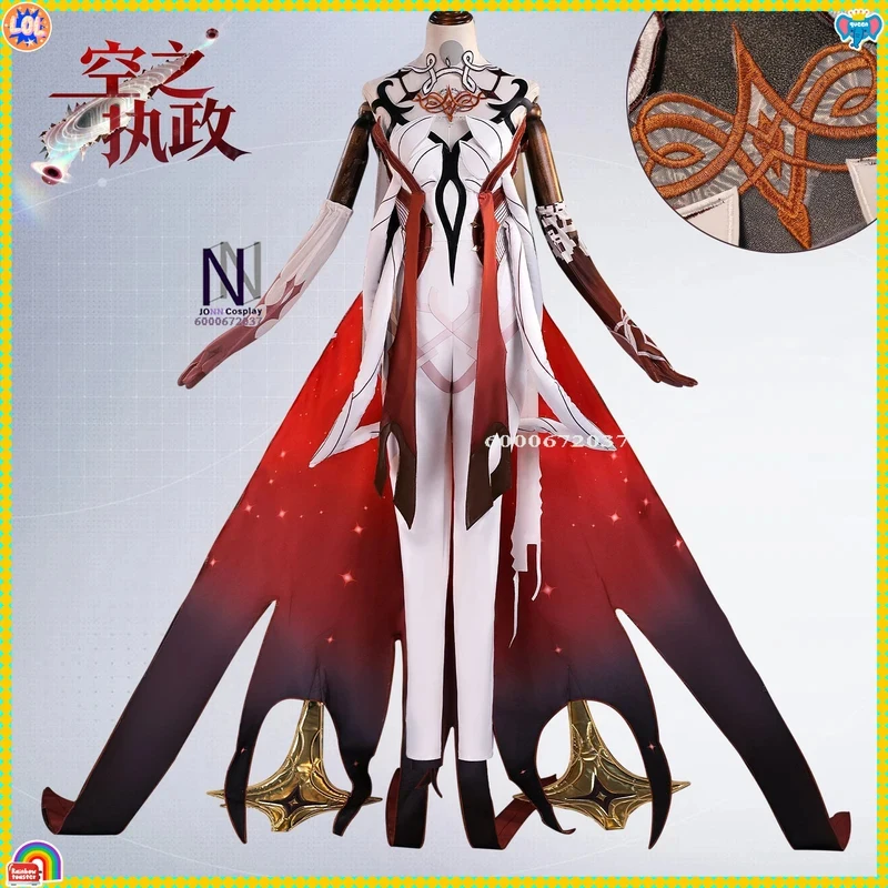

ABC123Game Genshin Impact Cosplay Costume Anime Asmodeus The Heavenly Principle Role Playing Clothes Wig Uniform Dress Wx,3;b'2.
