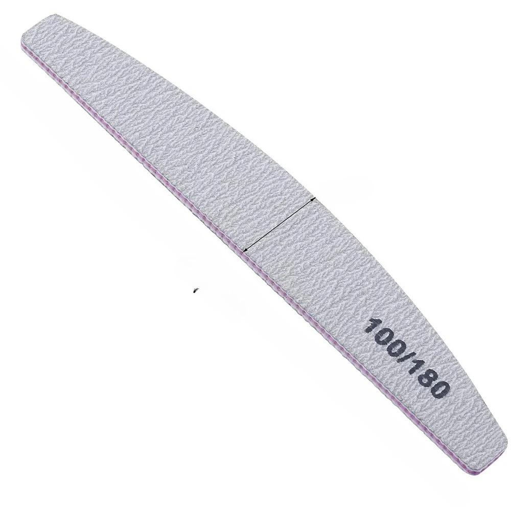

5Pcs/Lot Nail File Mix Color Limas 80/100 Grit Professional Sandpaper Cuticle Remover Buffer Files Manicure Tool Set