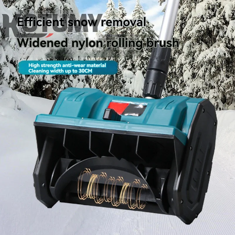 Spazzaneve elettrico invernale Batteria al litio Spazzatrice da neve Pala da neve senza fili Cortile Superficie stradale