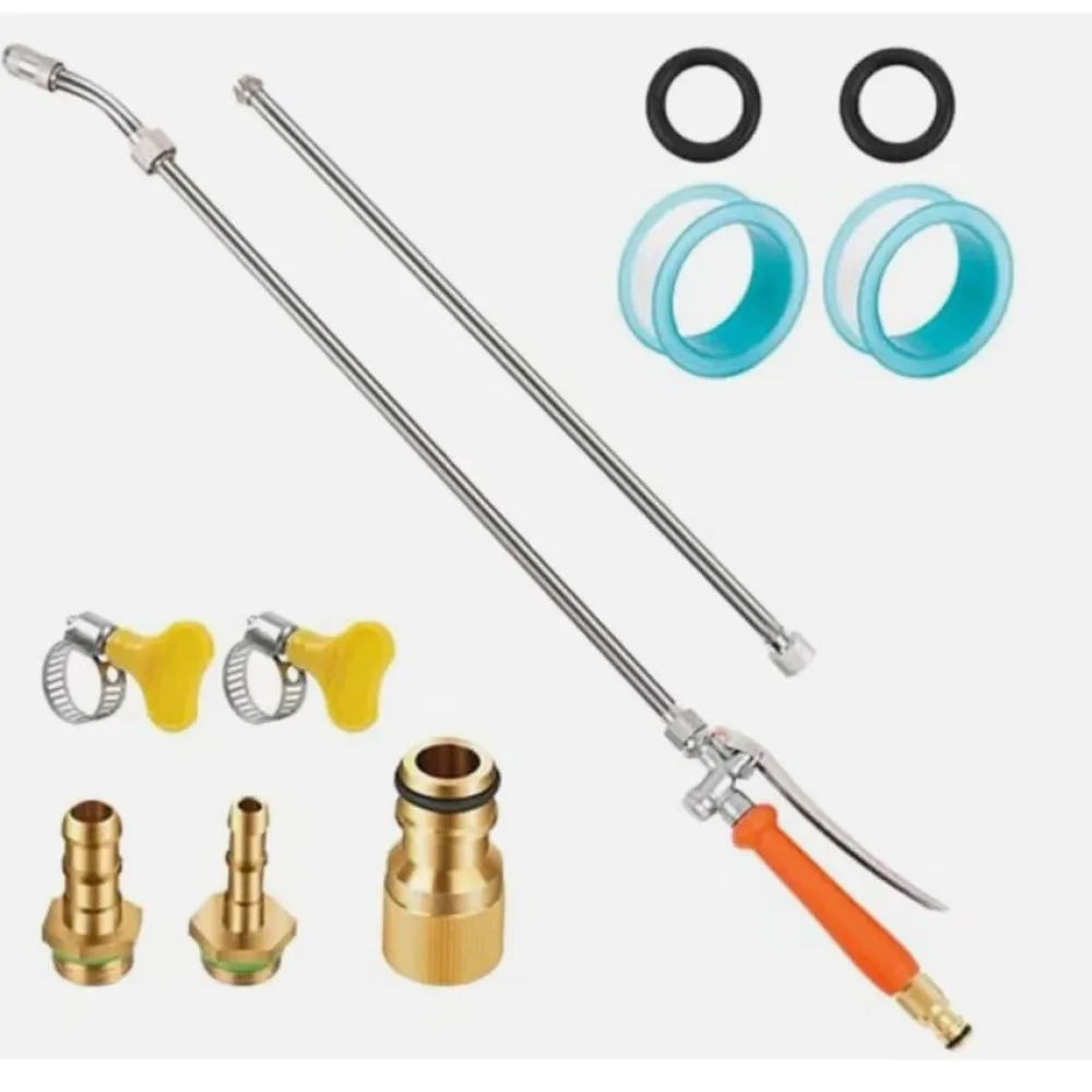 Electric Spray Wand For Garden Watering Cleaning Tool Metal Nozzle Fine Mist Pressure Sprayer Gun Household Accessories