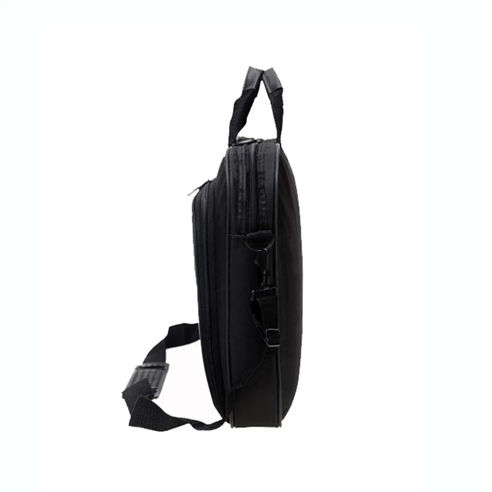 2024 Fashion Business Portable Unisex Nylon Computer Handbags Zipper Shoulder Laptop Simple Bags Briefcase Black bolso hombre