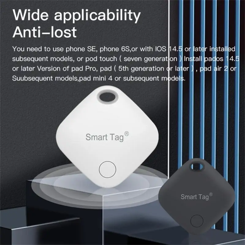 IOS Bluetooth GPS Tracker Mini Smart ITag Key Child Pet Anti-Lost Alarm Locator Smart Car Pet Tracker Support Apple Find My App