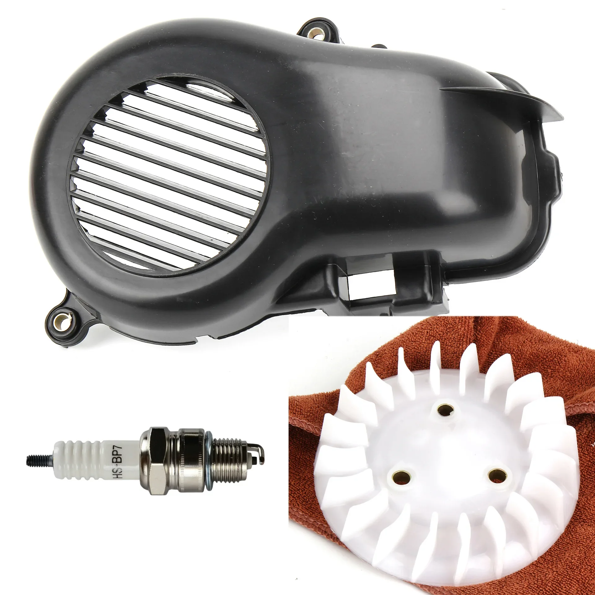 

Кожух вентилятора JOG-50 XH90, вентилятор охлаждения, кожух вентилятора воздушного охлаждения Spark