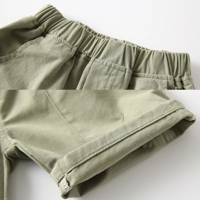 Kids Cotton Brown Shorts 3