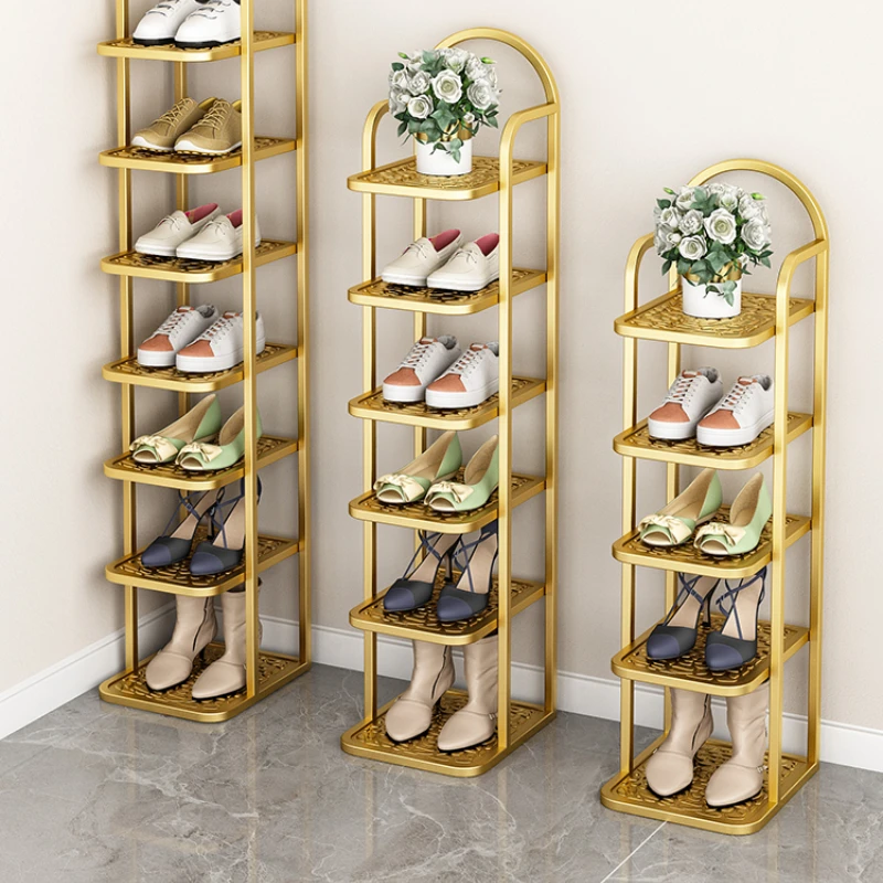 

Nordic Creative Multi-layer Household Shoe Rack Simple Light Luxury Indoor Shoe Cabinet Large Capacity Storage Shoe Shelf