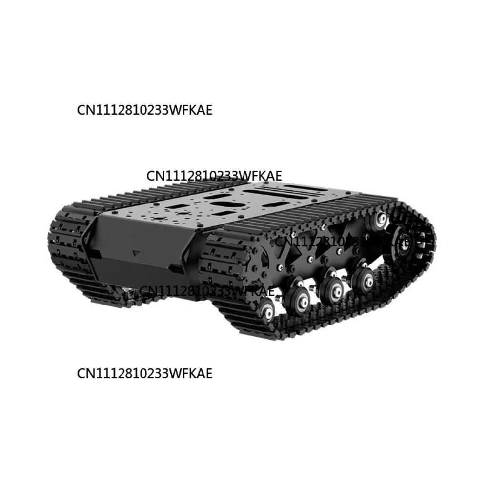 10KG Load Strong Shock Absorption Tank Chassis with Motor Suspension All Metal Tank Robot Kit Coding Motor Intelligent Robot Car