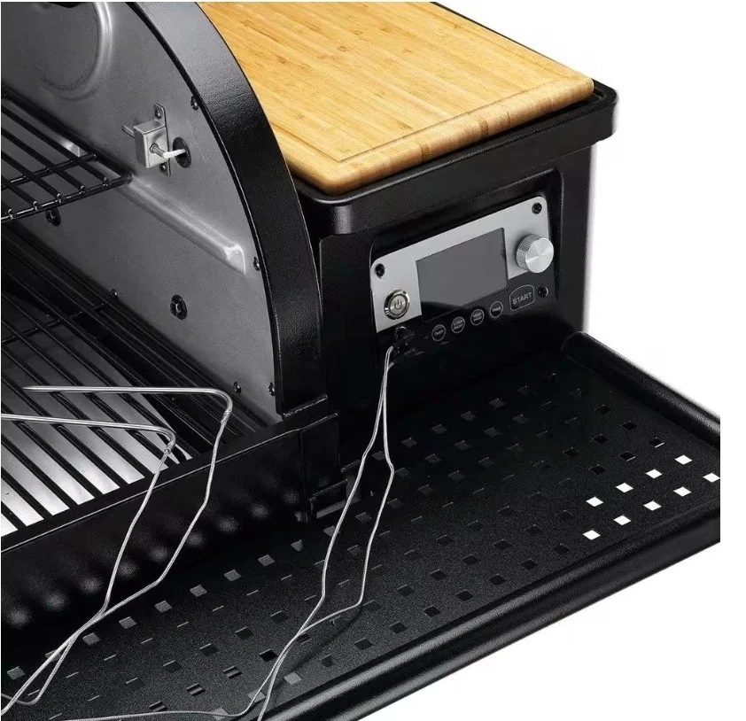 Wood Pellet Grill 1068 Sq.in Bbq Grills Outdoor Bbq Smoker Meat Pellet Smoker Grill Machine with Pid Controller Wifi
