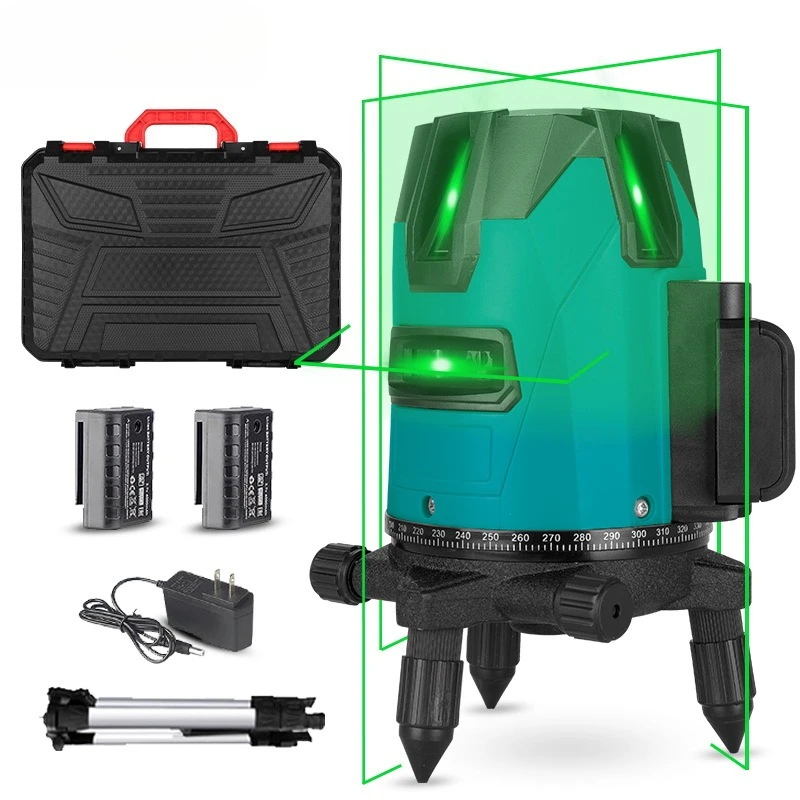 2-Line 3-Line 5-Line High-precision laser level Green light level Light projection line Intelligent automatic leveling
