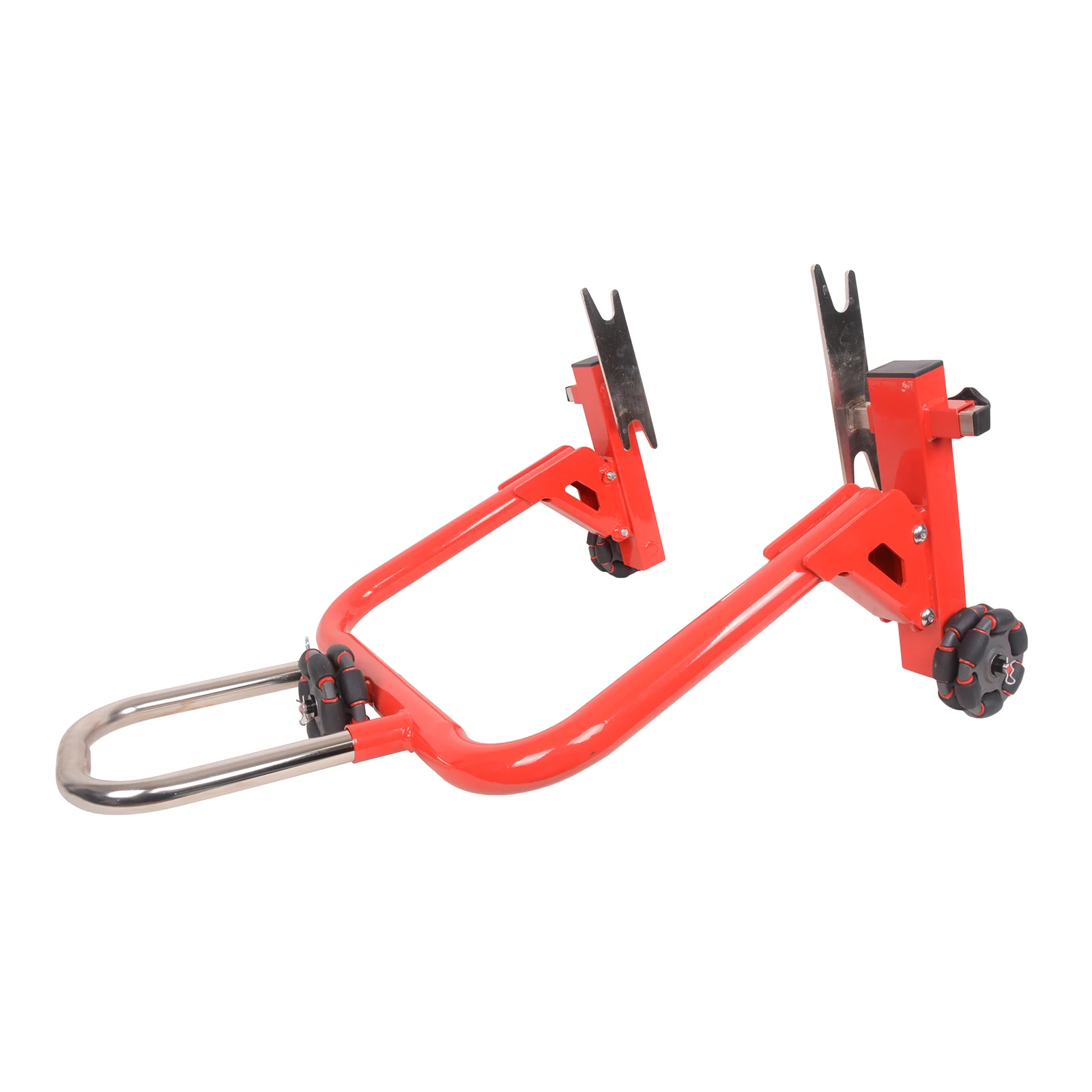 Juego de soporte delantero y trasero para motocicleta 360 °   Soportes de elevación móviles, soportes revolucionarios para motocicletas resistentes