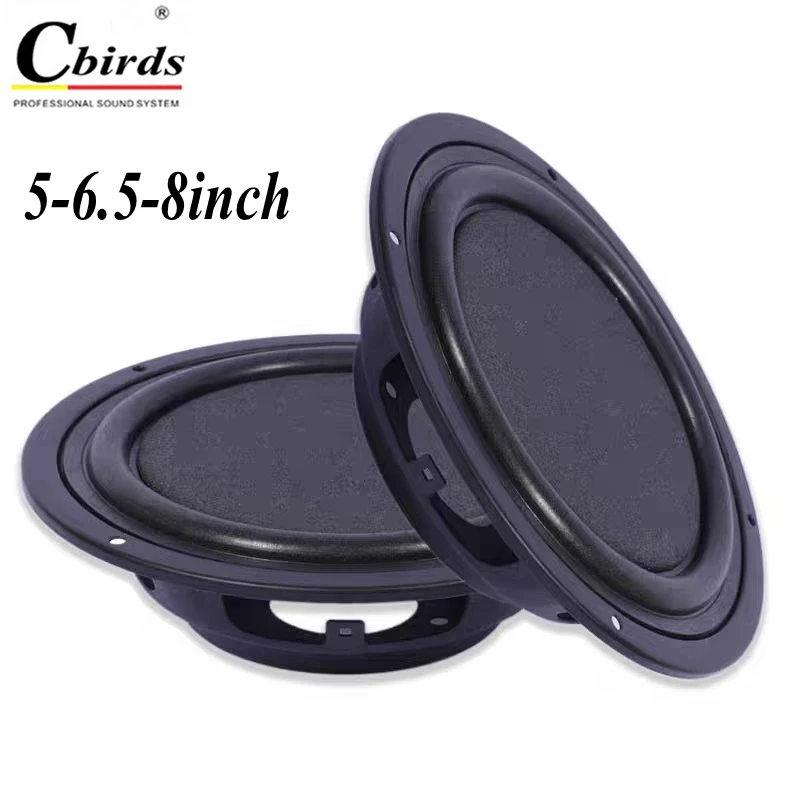1pcs 5 6.5 8 inch Audio Speaker Radiator Guided Auxiliary Sound Passive Radiation Auxiliary Speaker Amplifier