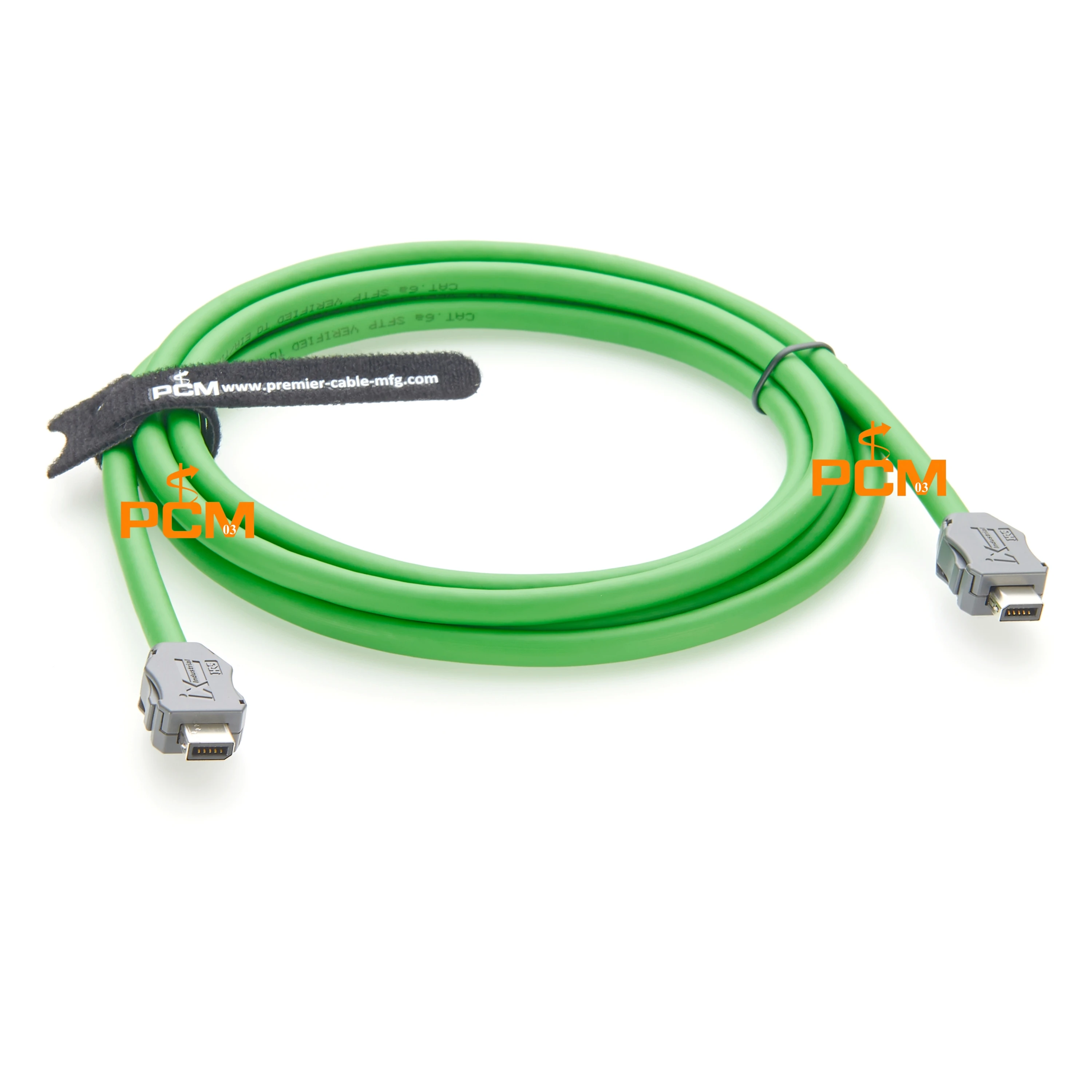 ix อุตสาหกรรม B-key ถึง B-key Ethernet Cat6a Serial Cable ใช้งานร่วมกับ Hirose Harting สําหรับอุตสาหกรรมสวิทช์เครื่อง Vision PoE