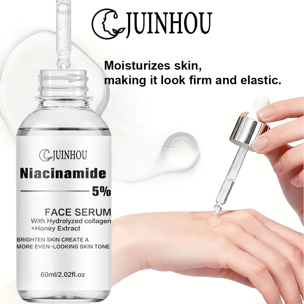JUINHOU 2PCS Salicylic Acid Niacinamide Serum Set Brighten Skin Contains 5% Nicotinamide 2% Salicylic Scid Suitable for Everyone