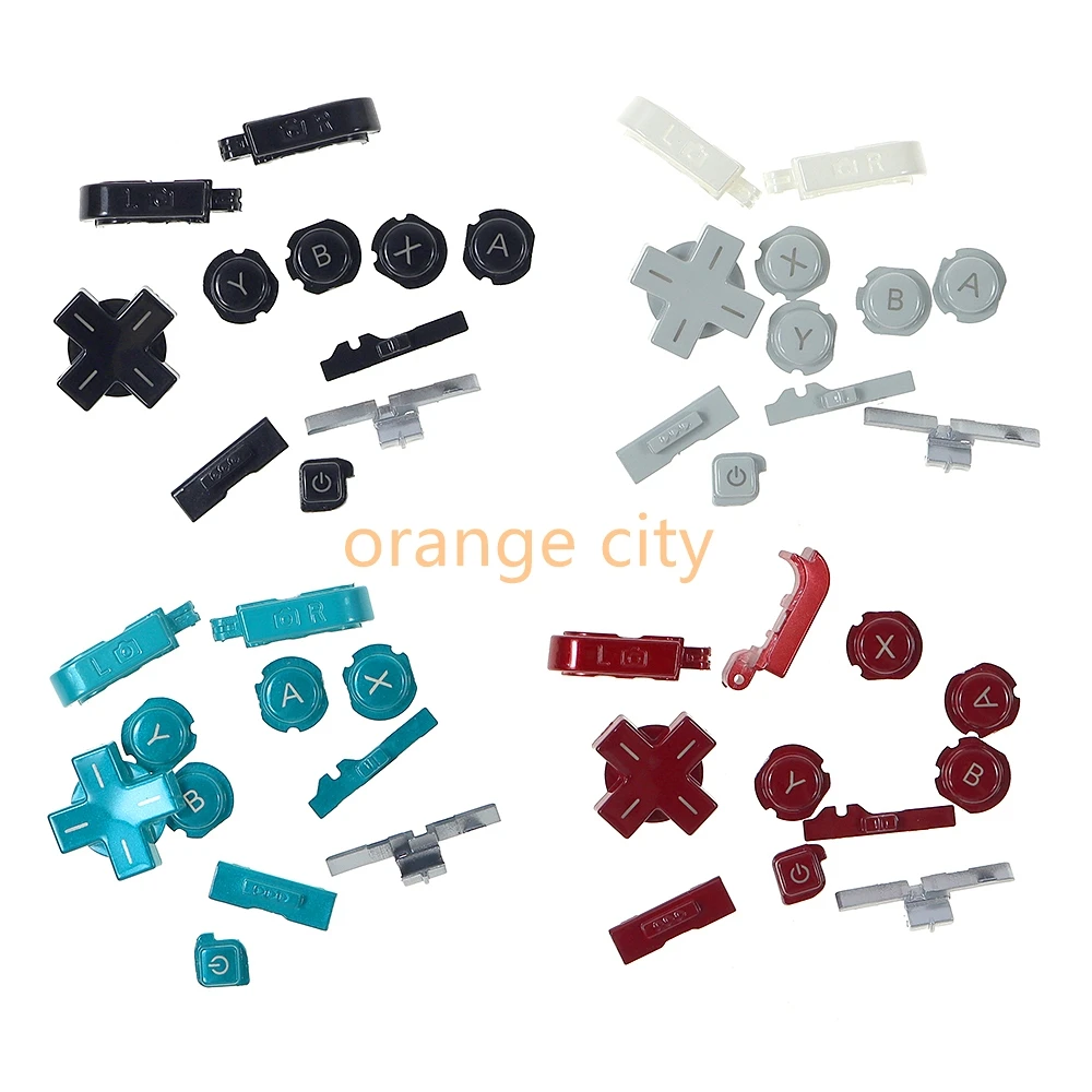 1Set 6 in 1 & 11 in1 Full Buttons ABXY ON OFF Button Cross Key For 3DS ABXY D-Pad Buttons Sets For 3DS Game Console Accessories