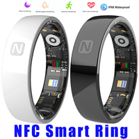 For Xiaomi NFC Smart Rings 5ATM Health Heart Rate Blood Oxygen Sleep Monitor Smart RIng Take Photo Exercise Record Ceramic Ring
